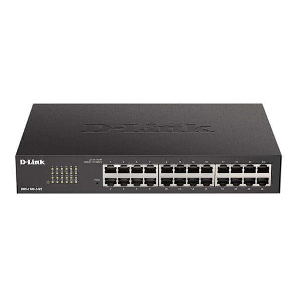 VERKKOTUS, Switch, Standalone Switch, D-Link 24 porttia 10/100/1000 Mbps Easy Enhanc tekniset tiedot 24N LAN-portit Tyyppi ja