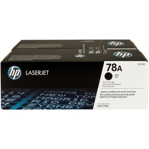 HP 78A LaserJet -tulostuskasetit - 2 kpl - musta