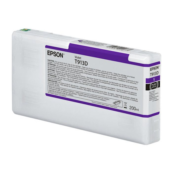 Epson T913D 200 ml lilla blækpatron til SureColor SC-P5000 Violet, SC-P5000 Violet Spectro