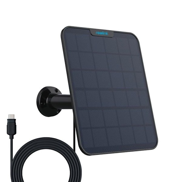 Balise solaire - Reolink solpanel 2 svart (5,8W)
