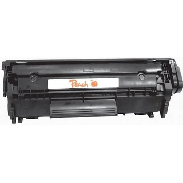 PEACH tonerpatron - Sort - Ydelse op til 2400 sider - Kompatibel med HP LaserJet og Canon iSensys