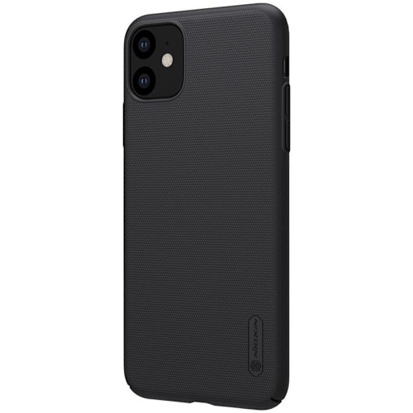 Kuori iPhone 11:lle - Nillkin - Super Frosted Shield - Vedenpitävä IP68 - Iskunkestävä - Kova sort