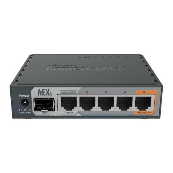 MikroTik hEX S musta