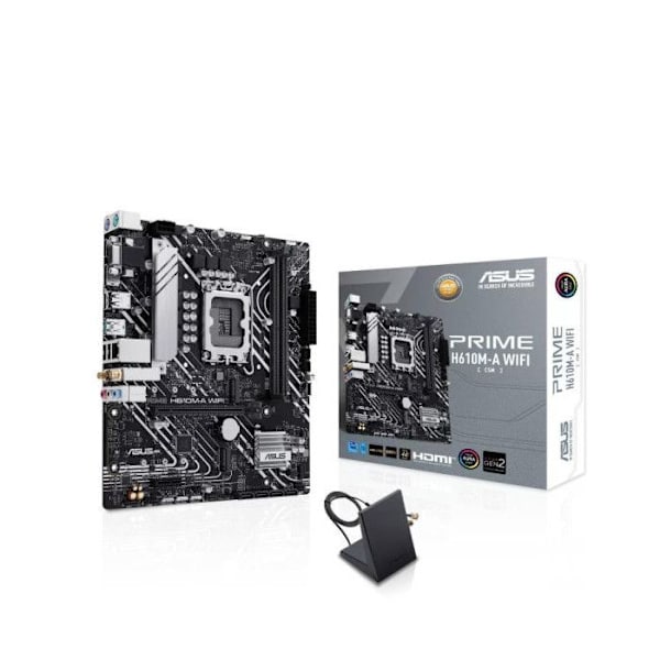 Emolevy - ASUS - PRIME H610M-A WIFI - Intel H610 LGA 1700 micro ATX