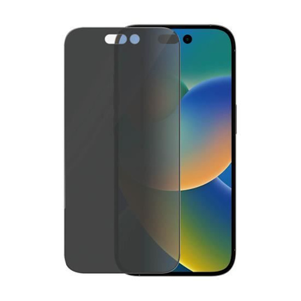 Skyddsglas - PanzerGlass - iPhone 14 Pro - Sekretess - Härdat glas - Repåterståndig
