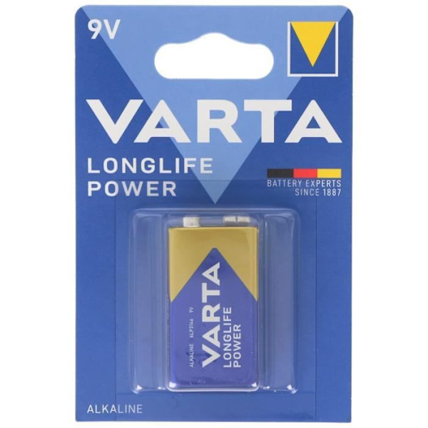 LONGLIFE Power Alkaline batteriblok 9V - 1 stk