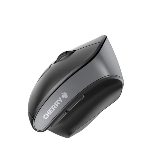 Ergonomisk mus - CHERRY MW 4500 VENSTRE - Til venstrehåndede, vinklet 45° - Sort sort