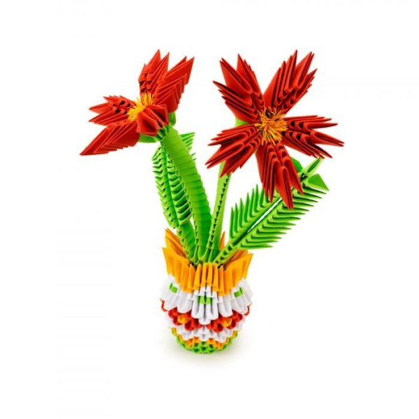 HQ - ORIGAMI 3D (L) - Urtepotte - Hvid - Blandet