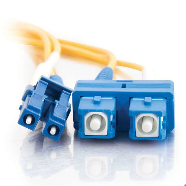 C2G LC-SC 9-125 OS1 Duplex Singlemode PVC Fiber...