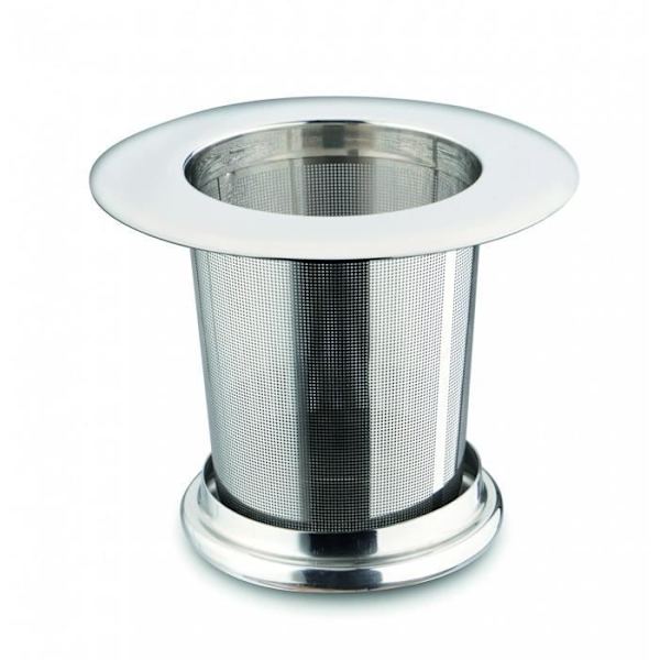 Infuser - Ruostumaton teräs - Kannella - Erittäin leveä reuna - Erittäin hieno verkko