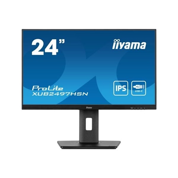 LED-skærm - IIYAMA - ProLite XUB2497HSN-B2 - 24" - 1920 x 1080 Fuld HD - 100 Hz - IPS