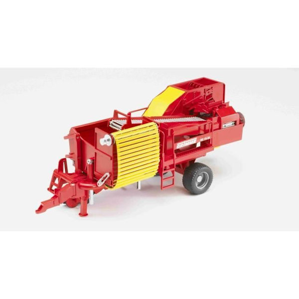 Grimme SE75-30 perunannostokone - BRUDER - Korkeussäädettävä - Juoksumatto ja kampi Rød