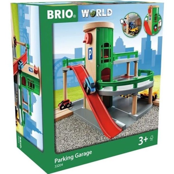 BRIO World Rail / Road Garage - Ravensburger - 3 niveauer - Blandet fra 3 år
