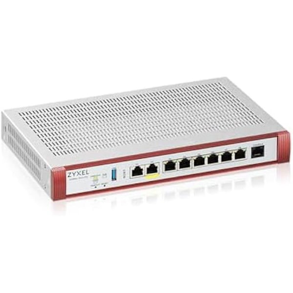 Zyxel USG Flex 200HP Firewall - 2 PoE+-porte - Flerlagsbeskyttelse