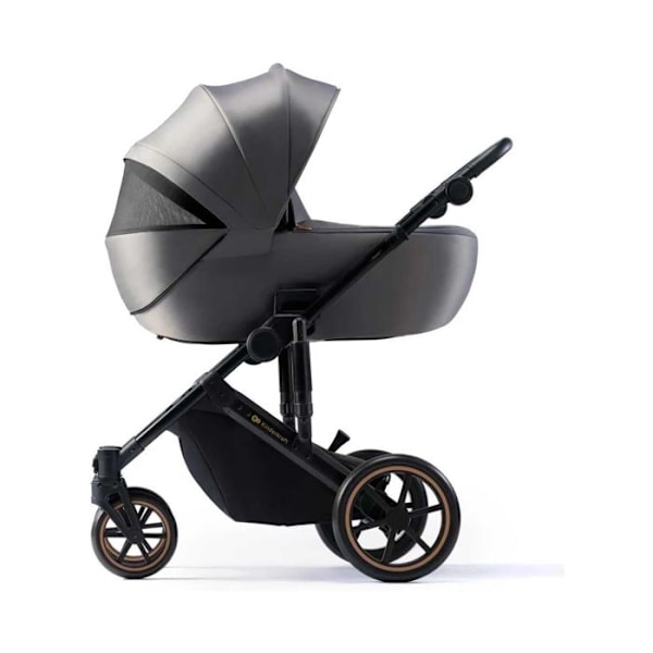 2-in-1 yhdistelmärattaat - KINDERKRAFT PRIME2 - enintään 22 kg - tilava vaunu - Laaja säätöalue - Harmaa Grå