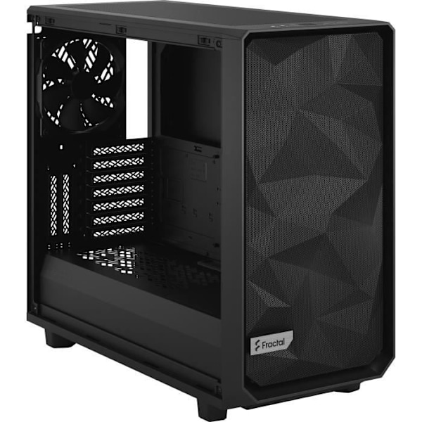 FRACTAL DESIGN Meshify 2 PC CASE - Musta - Karkaistu lasi - ATX-muoto (FD-C-MES2A-03)