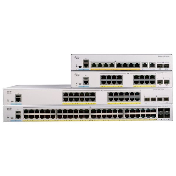 cisco cisco c1000-24t-4g-l sort sort Sort Grå