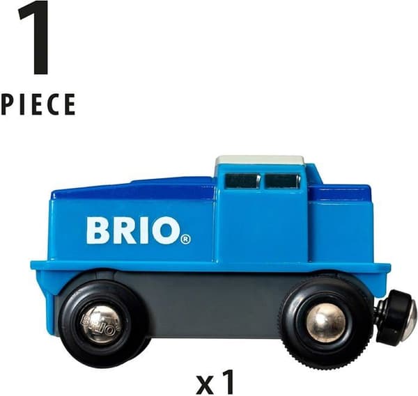 Brio - Blå batteridrivet godslok - RAVENSBURGER Blå