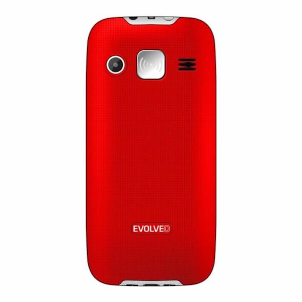 EVOLVEO EasyPhone XR rød med opladningsstand