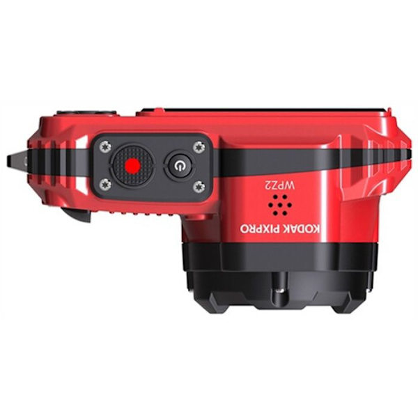 Kodak Pixpro WPZ2 vedenpitävä kompaktikamera punainen - 0819900014020