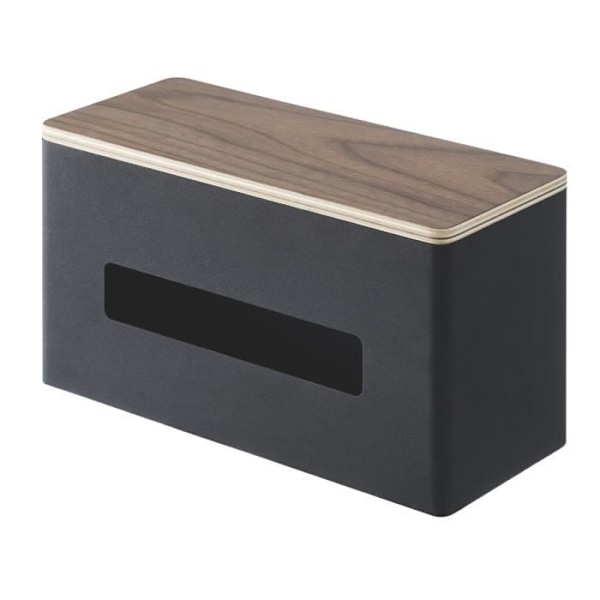 Dobbeltsidet tissueboks L26 cm - 26 X 11 X 14 - Calicosy - Sort