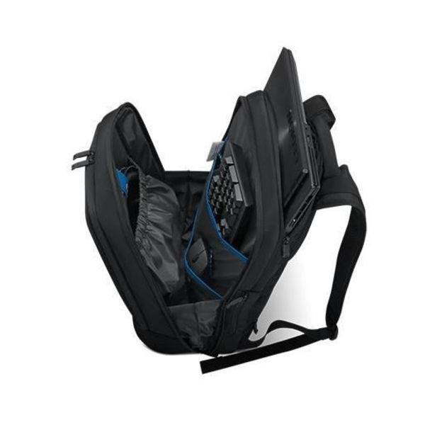 LENOVO Legion PC Laptop 17" rygsæk - Solid og holdbar - Polstret rum - Sort sort