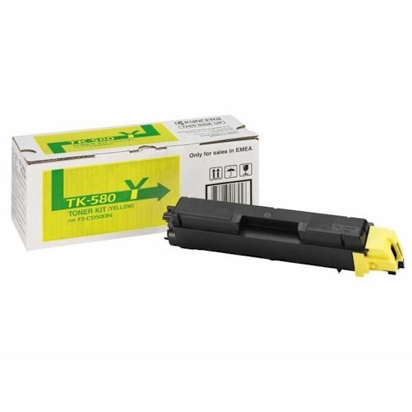 Kyocera Fineceramics GmbH - TK-580Y - Farve: Sort