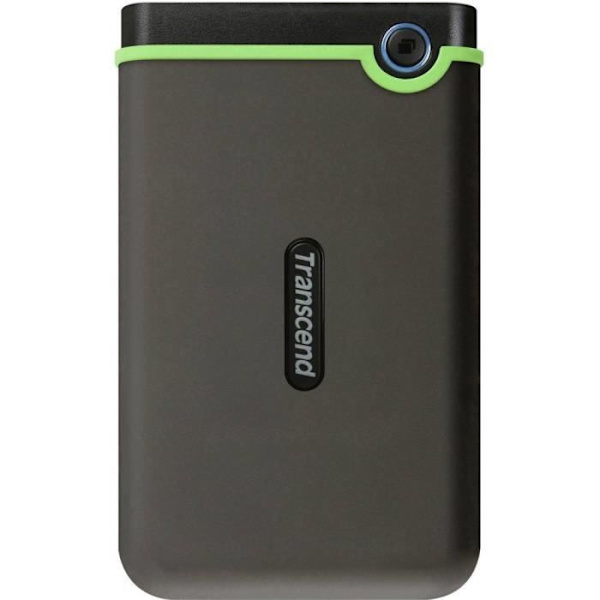 TRANSCEND StoreJet 25M3C ulkoinen kiintolevy - 2 Tt - USB 3.1 Gen 1 - Raudanharmaa