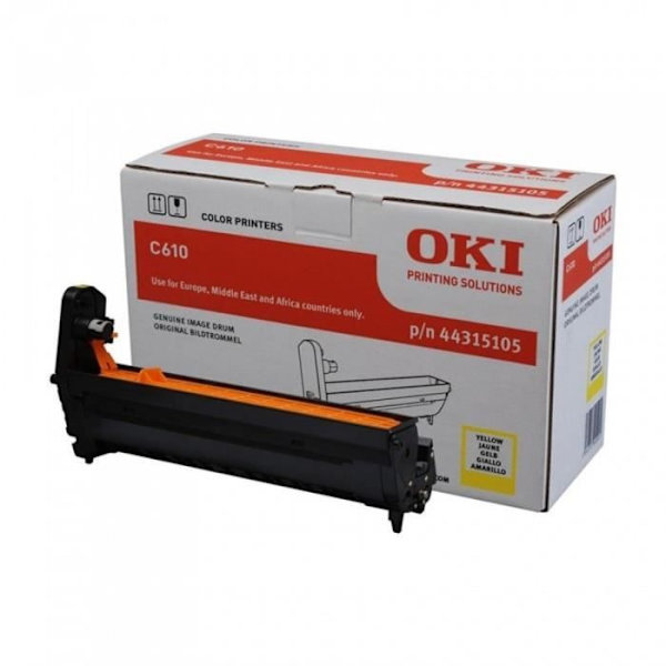 OKI C610 tromme - gul - standardkapacitet
