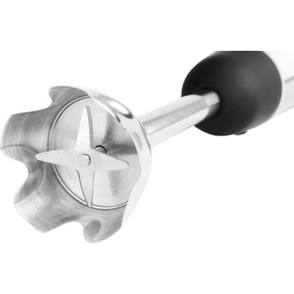 Mixers håndblender ECG RM 750 – 750 W – rustfrit stål fod – piskeris, hakker 500 ml, bæger 600 ml – stille & let