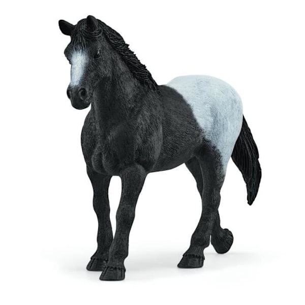 Boks til hest med hoppe og føl, schleich box med 34 elementer medfølger inklusive 2 schleich heste, figurboks til Flerfärgad