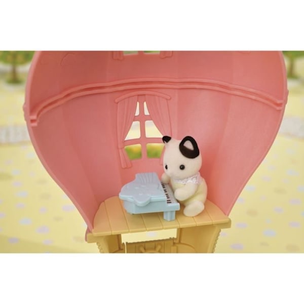 Mini-univers - SYLVANIAN FAMILIES - Babyernes luftballon - Pink - Til børn fra 3 år og derover Lyserød