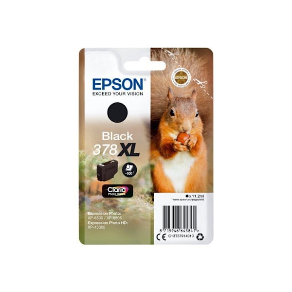 EPSON 378XL blækpatron - 11,2 ml - XL - Sort