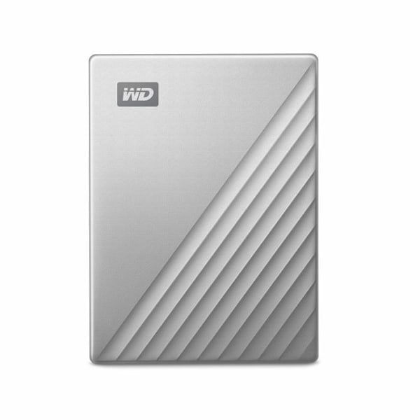 WD WDBPMV0050BSL-WESN My Passport Ultra USB-C Bärbar hårddisk för Mac 5TB Silver