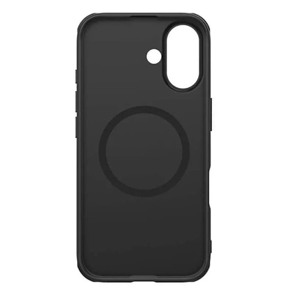Suojakuori - Nillkin - iPhone 16 - Super Frosted Shield Pro Magnetic - Musta - Tyylikäs Sort