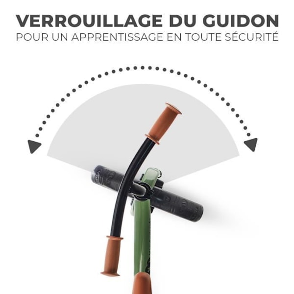 Draisienne Kinderkraft 2WAY NEXT - Grøn - Fra 3 år - Let og ergonomisk Grøn