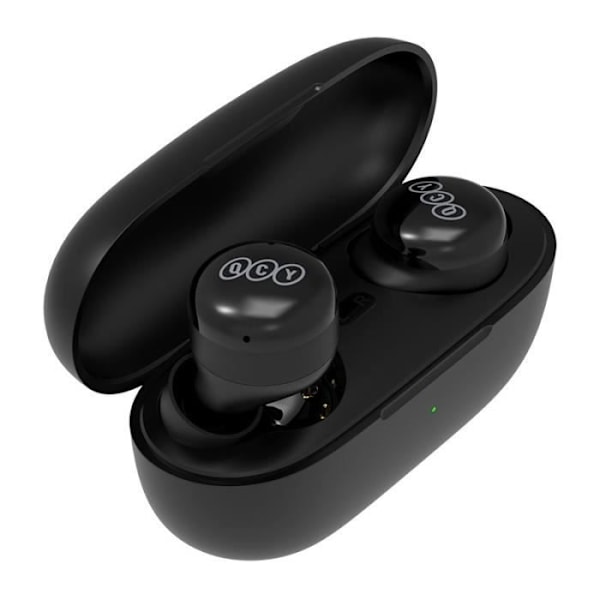 QCY T17 trådlösa hörlurar Bluetooth 5.1 Headset hörlurar Svarta
