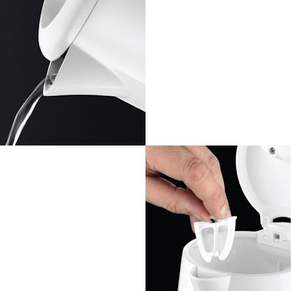 Russell Hobbs 23840-70 rejsekedel 0,85L rejse 1000W, 2 kopper og skeer inkluderet