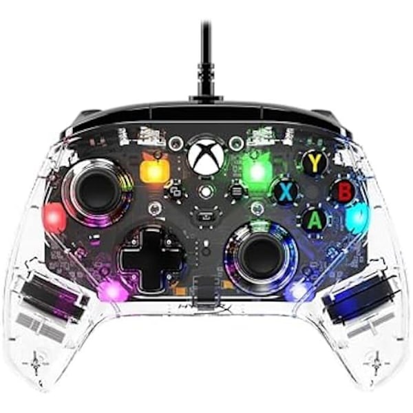 Peliohjain - HyperX - Clutch Gladiate RGB - Langallinen - Xbox Series X|S -yhteensopiva - 7 RGB-väriä 7 RGB-färger