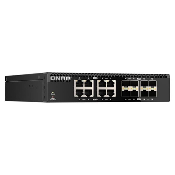 Switch - QNAP - QSW-3216R-8S8T - 8 portar 10 GbE + 8 SFP+ 10 Gbps