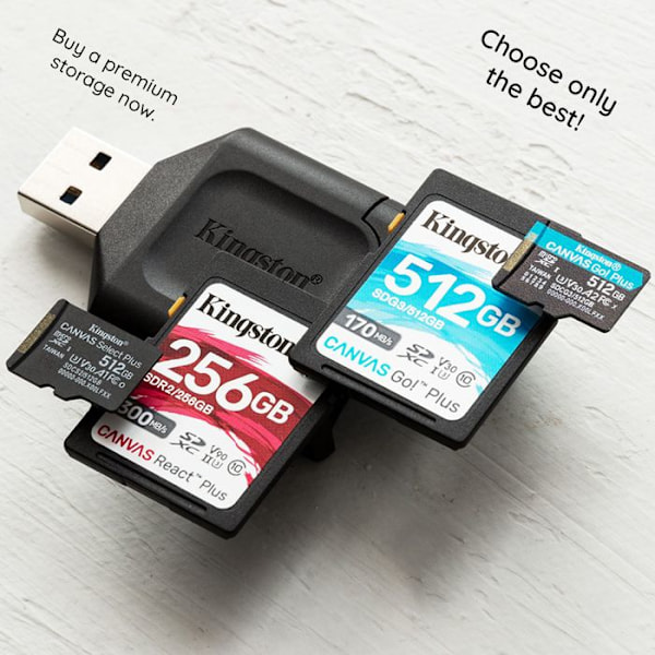 Kingston Technology Canvas Select Plus flashhukommelse 128 GB MicroSDXC Class 10 UHS-I (128 GB MICROSDXC CANVAS SELECT - 128 GB, mikro