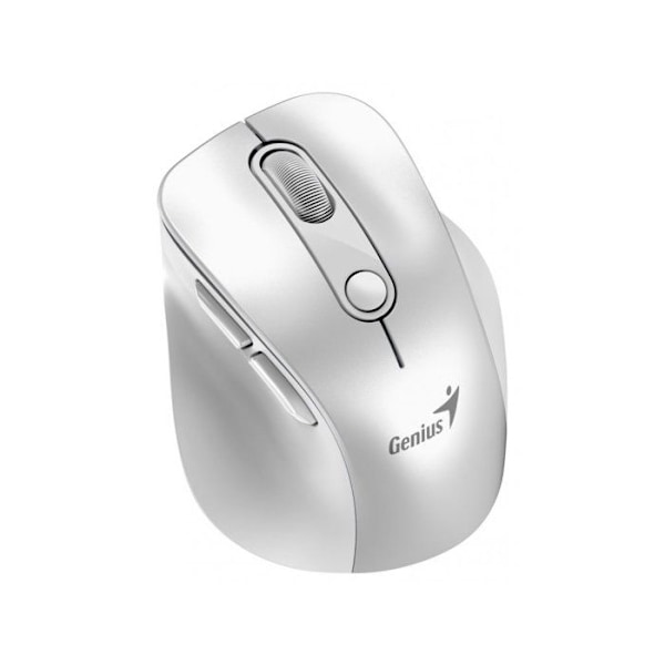 Mus Genius trådlös Bluetooth uppladdningsbar Mini Ergo 9000S Pro Vit