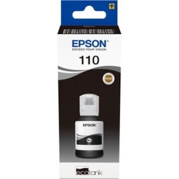 EPSON sort blæk - 110 ECOTANK - Blækpåfyldning - Op til 6000 sider
