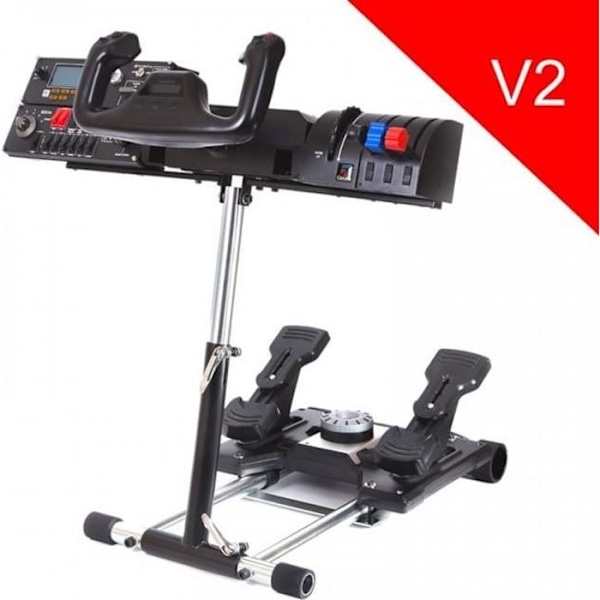 Wheel Stand Pro support til Saitek Pro Flight Yoke System og G25-G27 rat - Deluxe V2