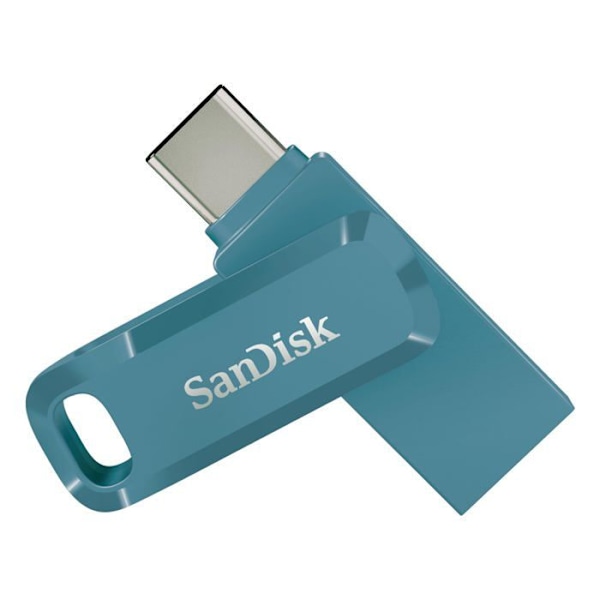 USB-avain - SanDisk - Ultra Dual Drive Go - 256GB - USB-C - USB 3.0 Sininen