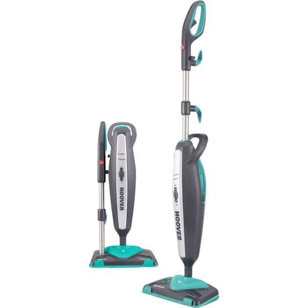 HOOVER Cap1700D ångtvätt, kraftfull 1700W, snabb 30s uppvärmning, 25 min autonomi, rektangulär + triangulär borste Blå