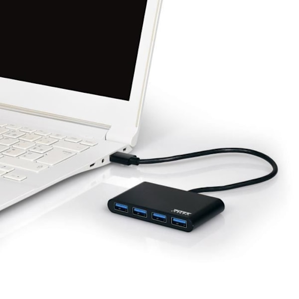 PORTDESIGNS USB 3.0 -keskitin - 4 porttia