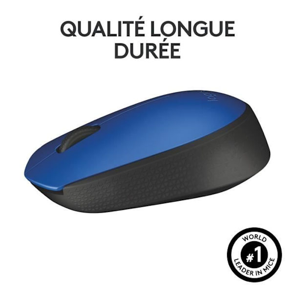 Mus - Trådløs - Logitech - M171 - Ambidextrous - Blå