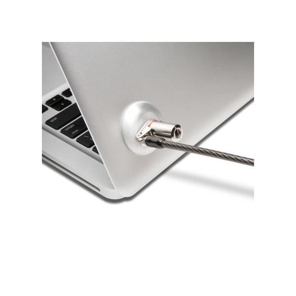 Säkerhetskortsats - Kensington - Ultrabook™ - Platt nyckel - Metallisk - Säker Metallisk