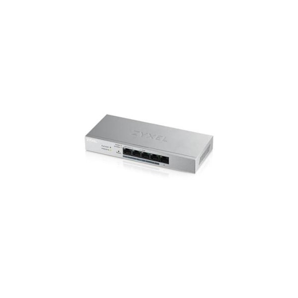 Ethernet-switch - ZYXEL - GS1200-5HP v2 - 5 portar - PoE+ 60W - Hanterad Grå